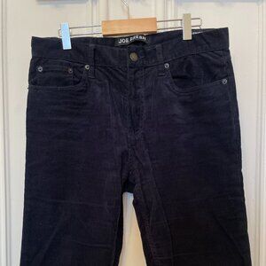 Navy corduroy pants.